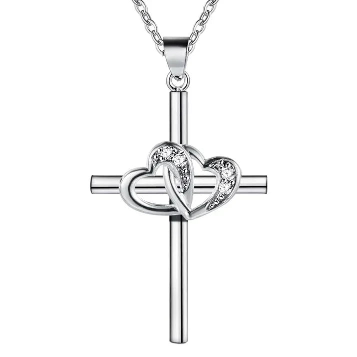 Silberne Herz Kette